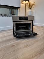 Hele nette Whirlpool 6 sence combi oven magnetron, Zo goed als nieuw, Oven met grill, Inbouw, Draaiplateau