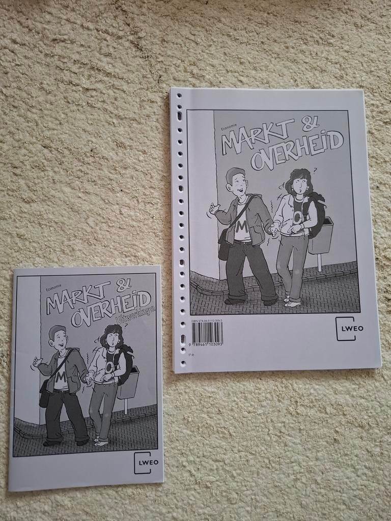 Economie LWEO Markt & Overheid + Nakijkboek, Boeken, Economie, HAVO, LWEO, Ophalen