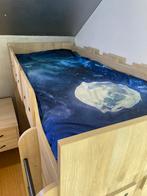 Hoogslaper met bureau en kastruimte, Kinderen en Baby's, Kinderkamer | Stapelbedden en Hoogslapers, Ophalen, Zo goed als nieuw