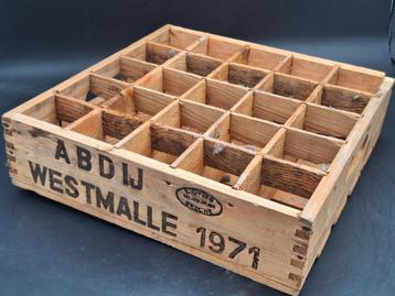 oude bierbak ABDIJ WESTMALLE, 1971 beschikbaar voor biedingen