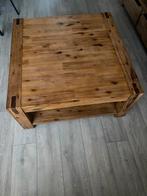 Houten Salontafel, Ophalen, Gebruikt, 50 tot 100 cm, Vierkant