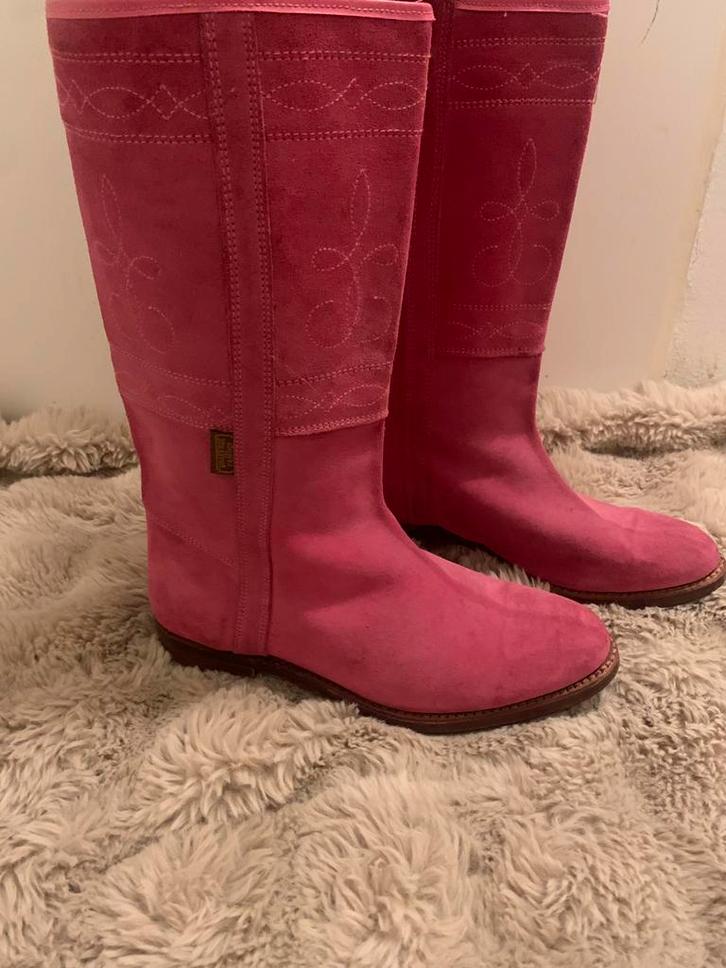 Spaanse Bota Campera Laarzen Roze maat 41, Kleding | Dames, Schoenen, Zo goed als nieuw, Sneakers of Gympen, Zwart, Ophalen of Verzenden