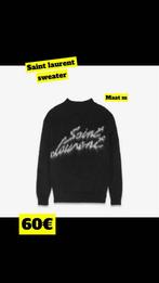 Saint laurent sweater, Zwart, Ophalen of Verzenden, Zo goed als nieuw, Yves Saint Laurent
