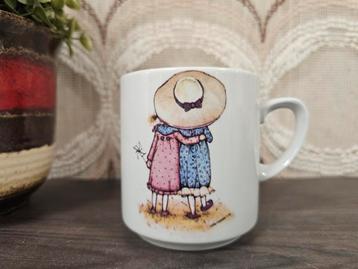 Vintage Holly Hobbie koffie beker / mok jaren 80 beschikbaar voor biedingen