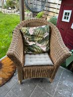 Prachtige rotan stoel tuinstoel riet, Ophalen, Rotan