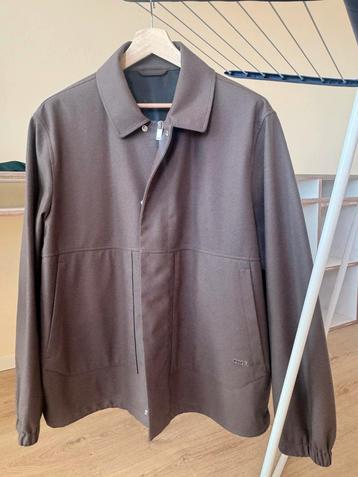 Christian Dior Other Zipped Blouson Cashmere Blend 50 Brown beschikbaar voor biedingen