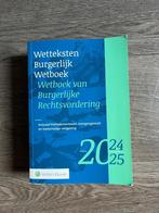 Wetteksten Burgelijk Wetboek 2024-2025, Ophalen of Verzenden, Wolters Kluwer, Gamma, WO