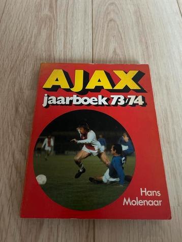 Ajax Jaarboek 1973/74 - Hans Molenaar beschikbaar voor biedingen
