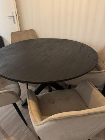 Ronde mango houten eettafel