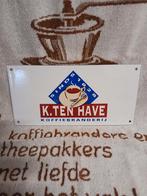 TEN HAVE Koffie en thee emaille bord, Ophalen of Verzenden, Zo goed als nieuw, Reclamebord