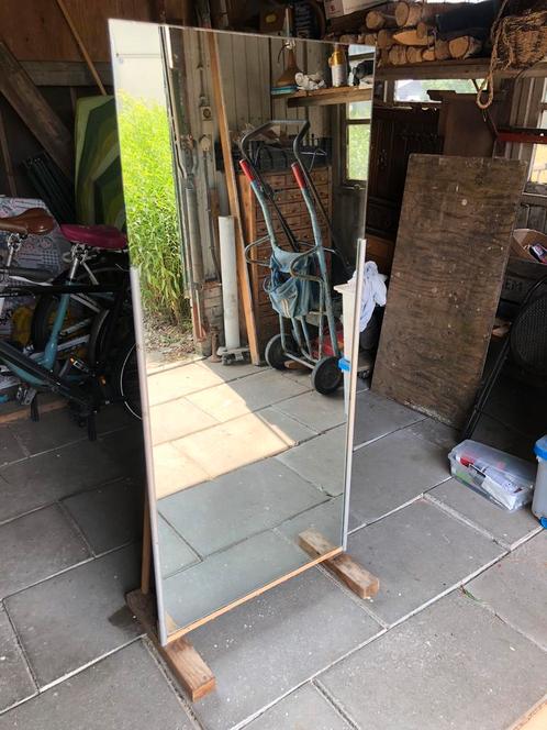 Zelf gemaakte passpiegel, Huis en Inrichting, Woonaccessoires | Spiegels, Gebruikt, 50 tot 75 cm, 150 tot 200 cm, Rechthoekig