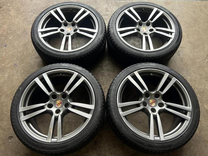 5x130 21 inch Porsche Cayenne 02- 2018 Velgen + Winterbanden, Auto-onderdelen, Banden en Velgen, Banden en Velgen, Winterbanden