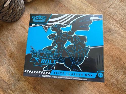 Pokémon Black Bolt Elite Trainer Box - 3 Stuks, Hobby en Vrije tijd, Verzamelkaartspellen | Pokémon, Nieuw, Boosterbox, Foil, Ophalen of Verzenden
