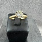 Gouden ring | 10K* | 2,2gr | solitair 0,50crt | 386418, Sieraden, Tassen en Uiterlijk, Ringen, Ophalen of Verzenden, Zo goed als nieuw