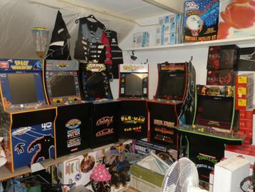 Arcade 1up Pac man,Ninja turtles,Streetfigher 2,Invaders beschikbaar voor biedingen