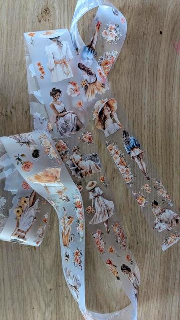 Mooie PET Tape loop vrouwen bloemen 2 meter beschikbaar voor biedingen