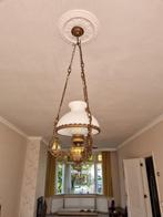 Klassieke Hanglamp, Huis en Inrichting, Lampen | Hanglampen, Ophalen, Gebruikt, Glas, 75 cm of meer