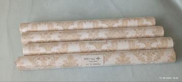 True vintage barok medaillon behang jaren 60, 4 nieuw op rol beschikbaar voor biedingen