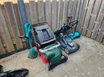 Tuinmachines bosch,gardena, gamma., Tuin en Terras, Grasmaaiers, Cirkelmaaier, Ophalen of Verzenden, Gebruikt