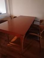 Eetkamertafel/Eethoek met 4 stoelen, Kersenhout. GRATIS!!!!, Huis en Inrichting, Tafels | Eettafels, Ophalen, Gebruikt, 50 tot 100 cm