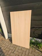 Prijsverlaging: Dik blad 140x90 cm + 2x zwarte kruispoot., Ophalen, Zo goed als nieuw, Overige materialen
