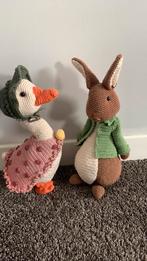 Pieter Konijn en moeder gans gehaakt!, Hobby en Vrije tijd, Breien en Haken, Ophalen of Verzenden, Zo goed als nieuw, Haken, Overige typen