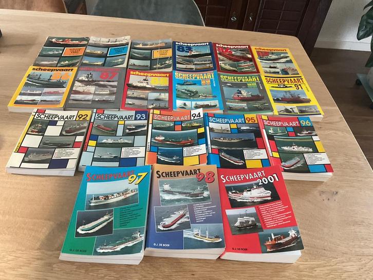 Scheepvaart boekjes G.J. de Boer - Complete Collectie?, Boeken, Vervoer en Transport, Gelezen, Boot, Ophalen