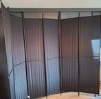 VidaXL kamerscherm zwart 320  220 - stof - 6 panelen - 2 st, Ophalen, Zo goed als nieuw