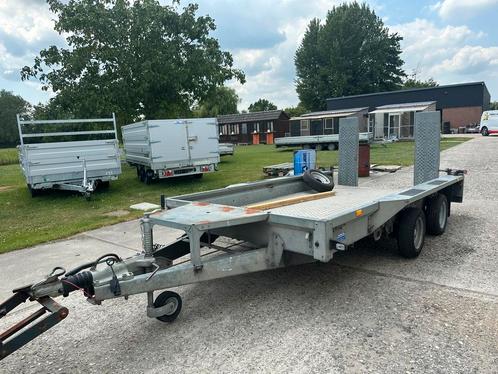 Ifor Williams GX126 machinetransporter, 370x180 3500kg, Auto diversen, Aanhangers en Bagagewagens, Gebruikt, Ophalen