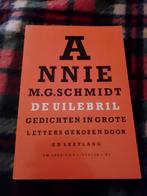 Annie M.G. Schmidt - De Uilebril, in grote letters, Ophalen of Verzenden, Zo goed als nieuw, Annie M.G. Schmidt, Eén auteur