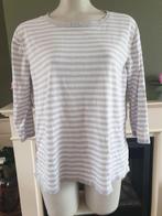COS zijde blouse trui grijs wit L 42 44 | Gratis Verzenden !, COS, Verzenden, Wit, Maat 42/44 (L)