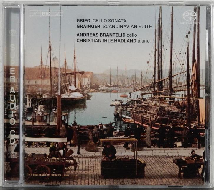 sacd Grieg Cello Sonata / Grainger Scandinavian Suite, Cd's en Dvd's, Cd's | Klassiek, Zo goed als nieuw, Kamermuziek, Ophalen