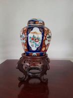 Imari gold gemberpot met standaard, Ophalen of Verzenden, Zo goed als nieuw