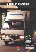 Mitsubishi Bedrijf in beweging: bedrijfswagens 1992, Boeken, Auto's | Folders en Tijdschriften, Nieuw, Ophalen of Verzenden, Mitsubishi