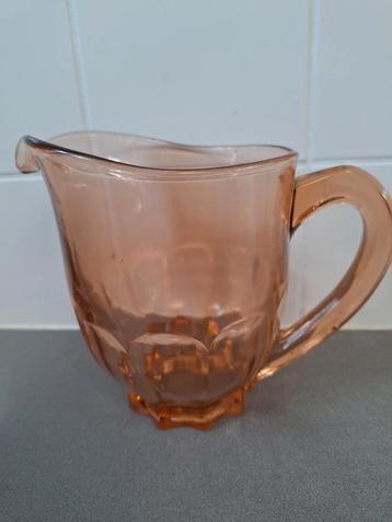 Vintage Franse Karaf Rosé Glas beschikbaar voor biedingen