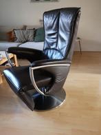 fauteuil / stoel met ronde draaipoot (2 stuks), Ophalen, Gebruikt, Minder dan 75 cm, Metaal