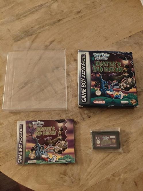 Tiny Toon Adventures Buster's bad dream Gameboy Advance CIB, Spelcomputers en Games, Games | Nintendo Game Boy, Zo goed als nieuw