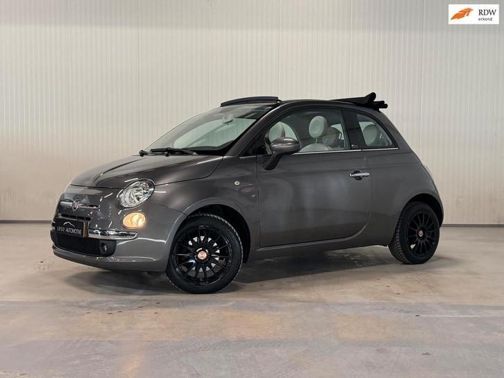Fiat 500 C 1.2 Lounge | CABRIO | PARKEERSENSOR |EL. RAMEN |A, Auto's, Fiat, Bedrijf, Te koop, 500C, ABS, Airbags, Airconditioning