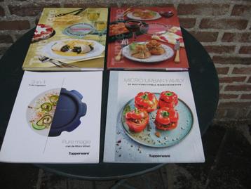 4 kookboeken tupperware: doordachte recepten en micro urban beschikbaar voor biedingen