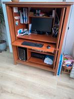 computerkast, Huis en Inrichting, Kasten | Computermeubels, Ophalen, Gebruikt, 70 tot 120 cm, 120 tot 170 cm