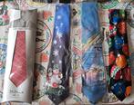 44 stropdassen - vintage - zijde, wol en andere materialen, Ophalen of Verzenden, Zo goed als nieuw, Overige kleuren, Diverse merken