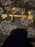 Bronzen Wandhaken - Mooi en Stevig en antiek 7set, Huis en Inrichting, Woonaccessoires | Kapstokken, Ophalen, Gebruikt, Wandhaken