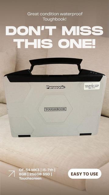 Panasonic Toughbook CF-54 MK3 | i5-7300U | 8GB | 256GB SSD beschikbaar voor biedingen