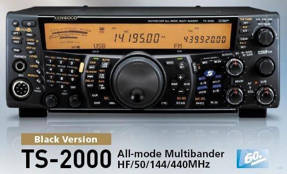 Kenwood ts-2000 black edition/ VS-3 /DRU-3A inr. Mog, Telecommunicatie, Zenders en Ontvangers, Zo goed als nieuw, Ophalen