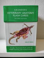 Veterinary anatomy flash cards Saunders, Beta, Ophalen of Verzenden, Zo goed als nieuw