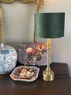 Mooie lamp met nieuwe kap, Ophalen of Verzenden, Zo goed als nieuw, Metaal, Minder dan 50 cm