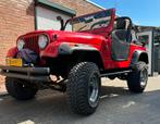 Jeep CJ-7 4x4 hi-lo 4.0 HO 6 cilinder 4 bak, Auto's, Jeep, Zwart, Leder en Stof, Handgeschakeld, Vierwielaandrijving
