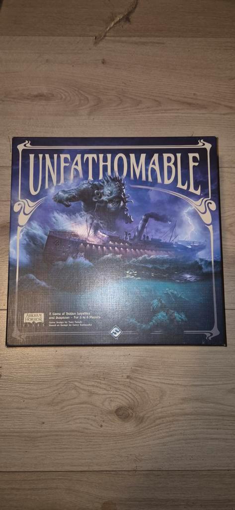 Unfathomable Bordspel - Arkham Horror, Hobby en Vrije tijd, Gezelschapsspellen | Bordspellen, Ophalen of Verzenden