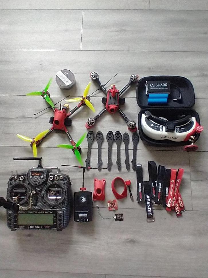 volledige FPV drone's 6s race/freestyle hobby, Audio, Tv en Foto, Drones, Zo goed als nieuw, Drone met camera, Ophalen of Verzenden