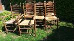 eetkamerstoelen Biezenzitting, Huis en Inrichting, Stoelen, Ophalen, Gebruikt, Vijf, Zes of meer stoelen, Hout